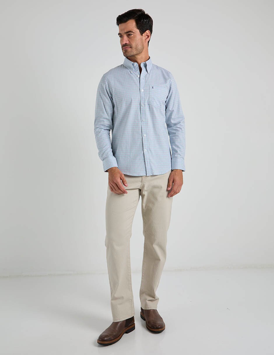Camisa de algodón manga larga para hombre 3