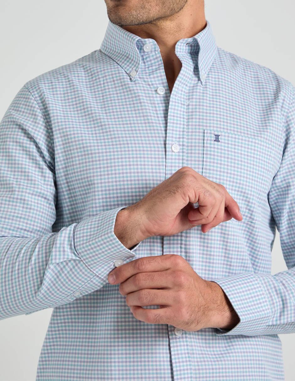 Camisa de algodón manga larga para hombre 4