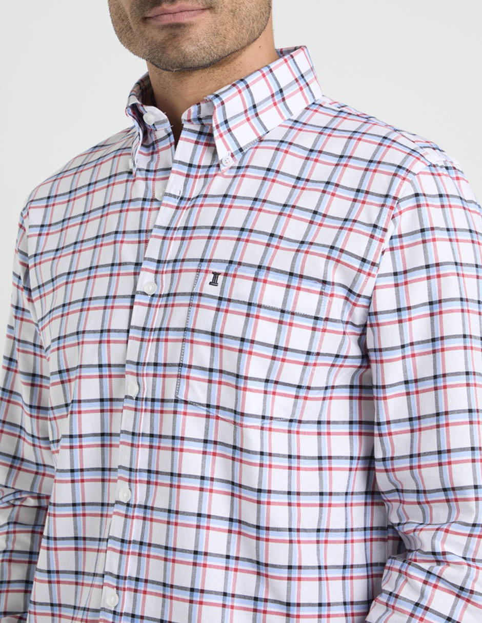 Camisa casual Dioro de algodón manga larga para hombre