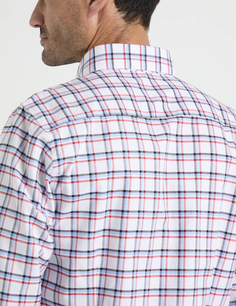 Camisa casual Dioro de algodón manga larga para hombre