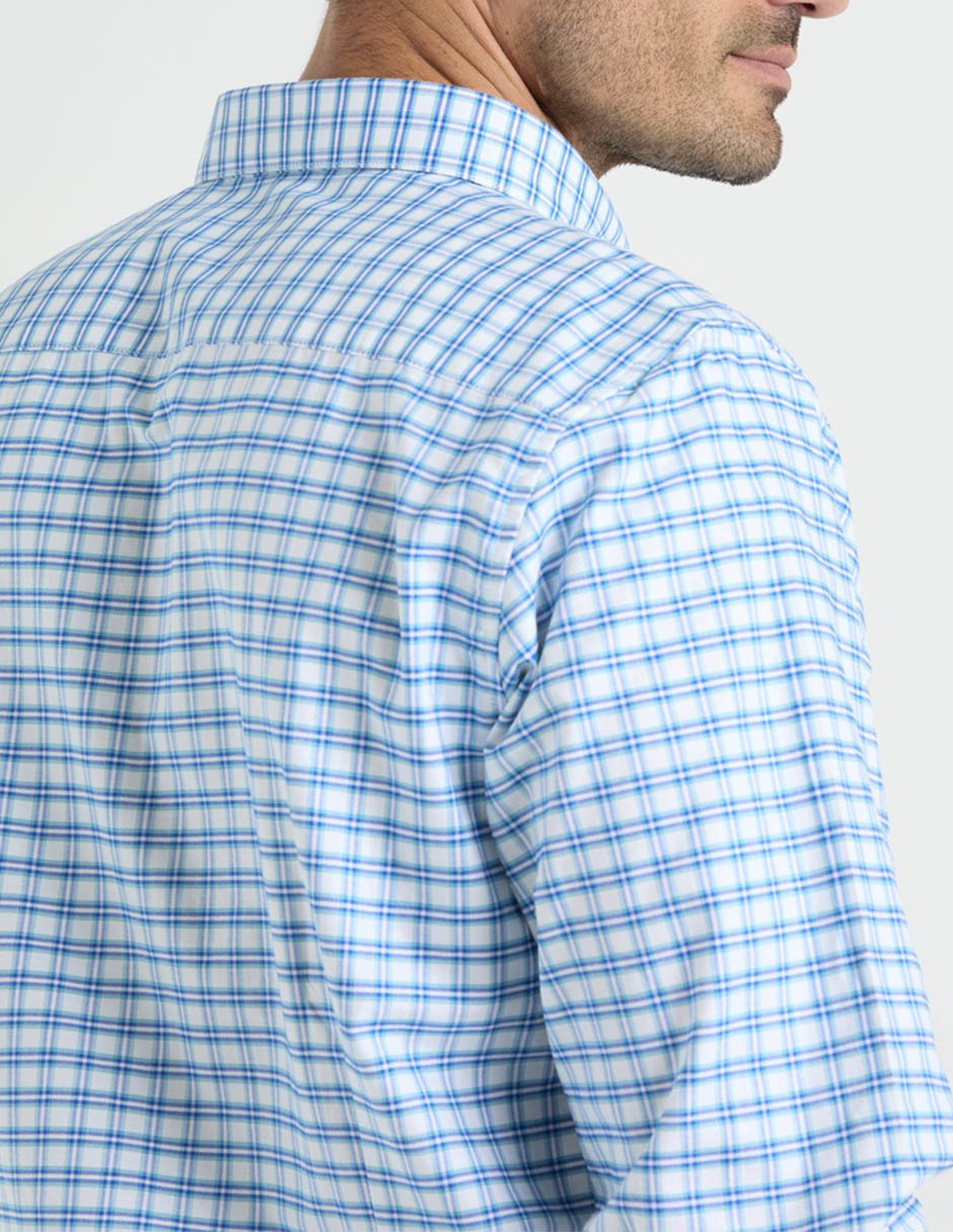 Camisa casual de algodón manga larga para hombre 5
