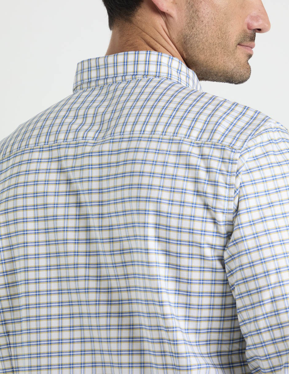 Camisa casual de algodón manga larga para hombre 4