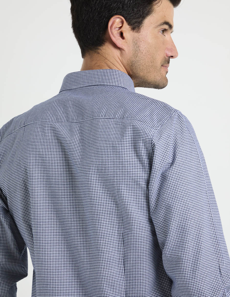 Camisa business casual Dioro algodón manga larga para hombre