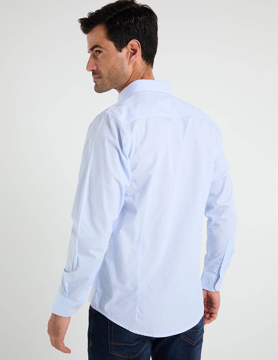 Camisa de algodón manga larga para hombre 4