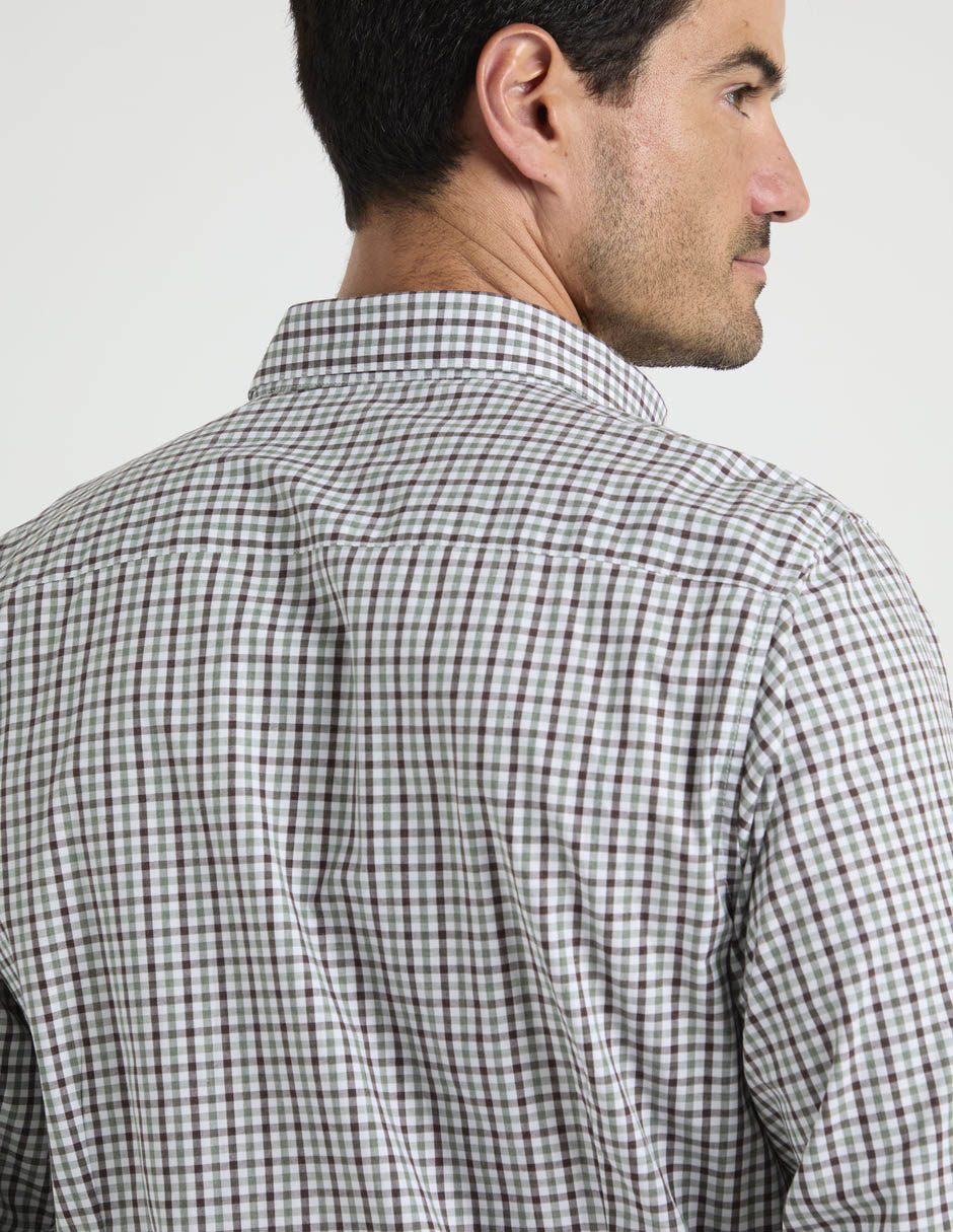 Camisa casual dioro manga larga para hombre