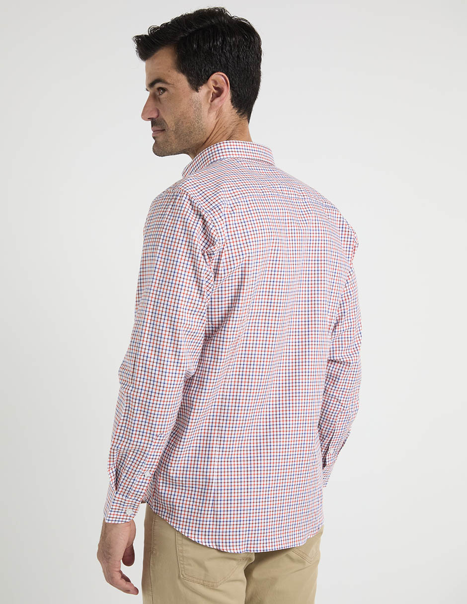 Camisa de algodón manga larga para hombre 4