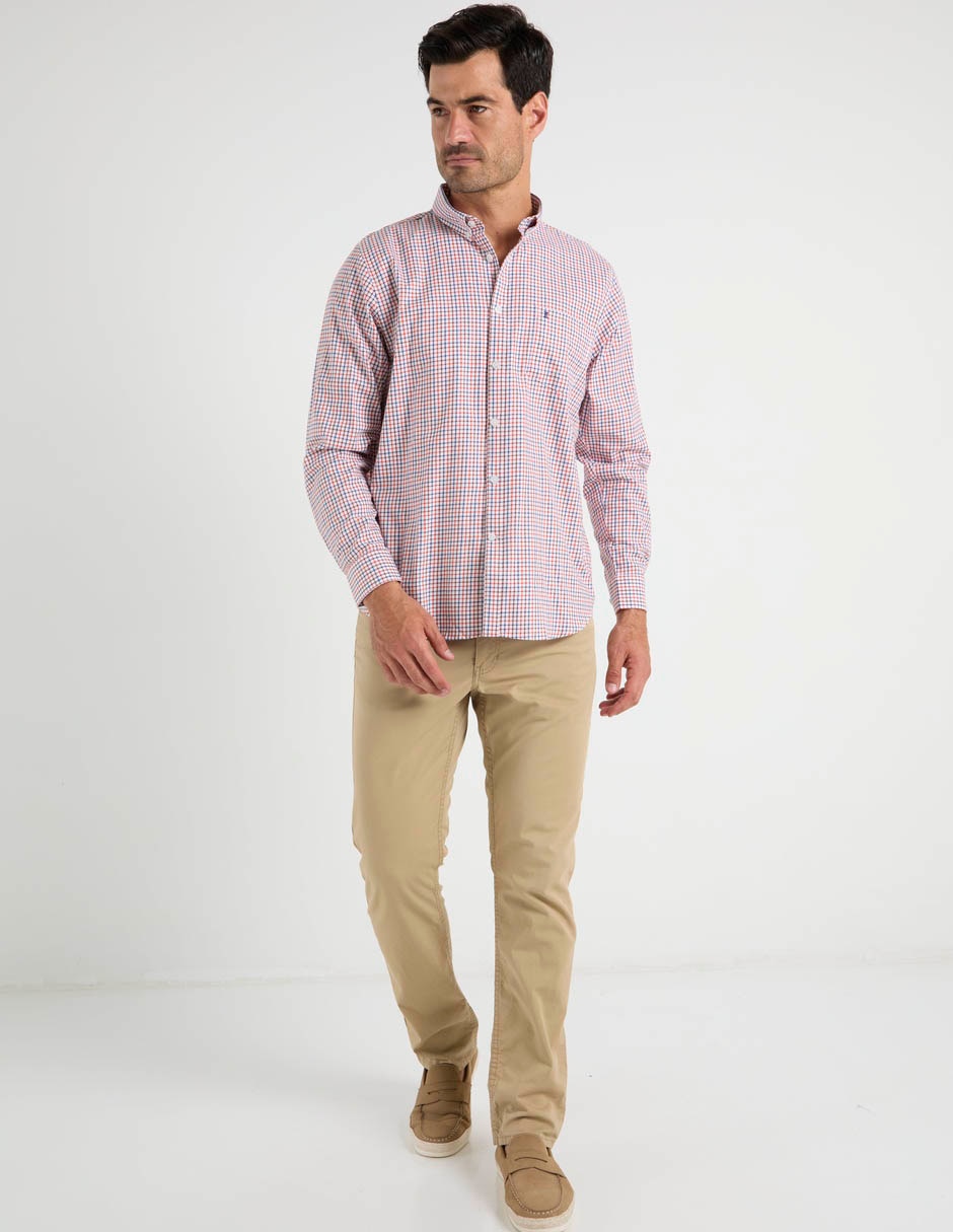 Camisa de algodón manga larga para hombre 3