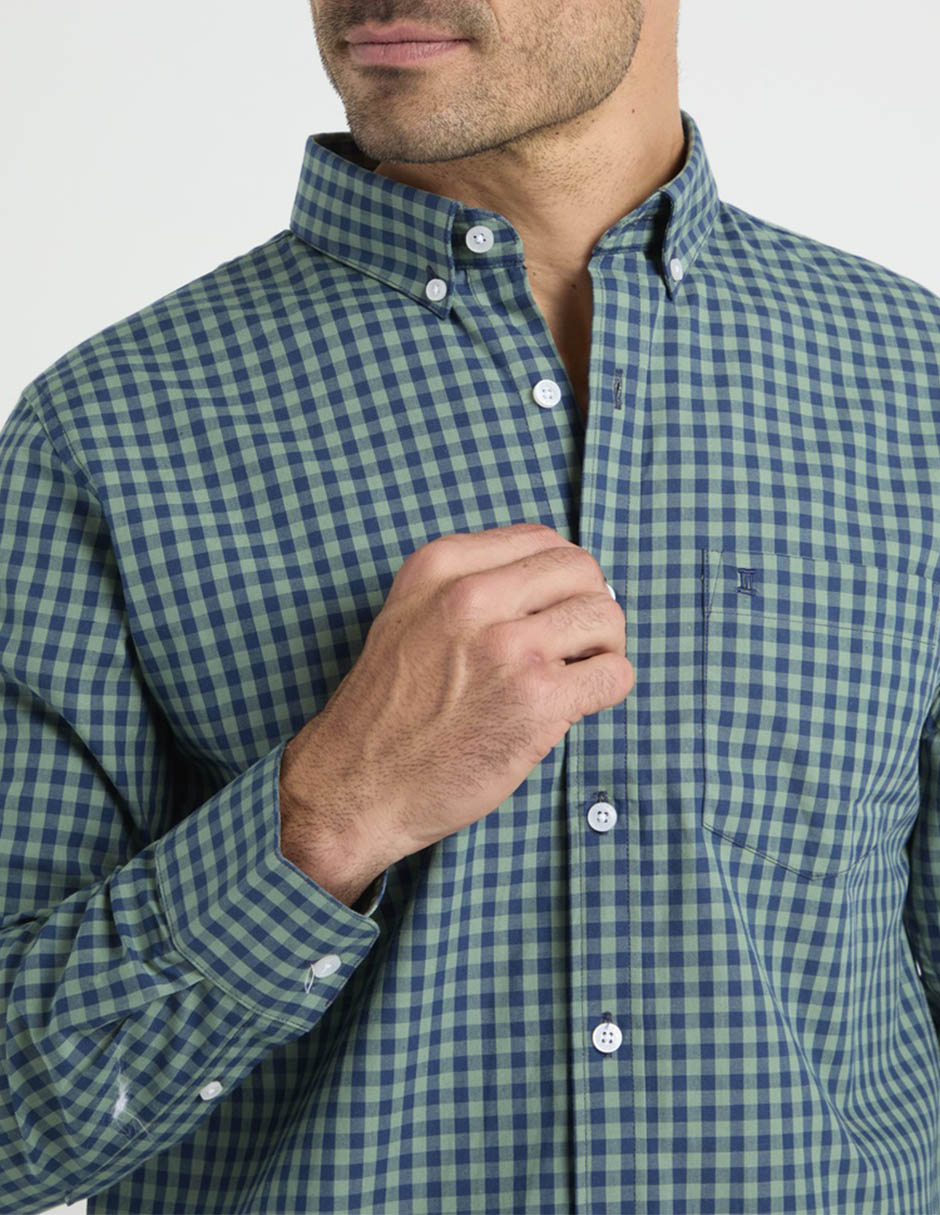 Camisa de algodón manga larga para hombre 2