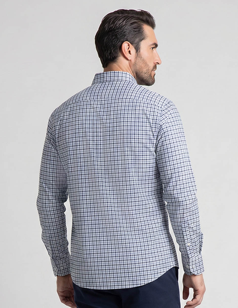 Camisa de algodón dioro para hombre