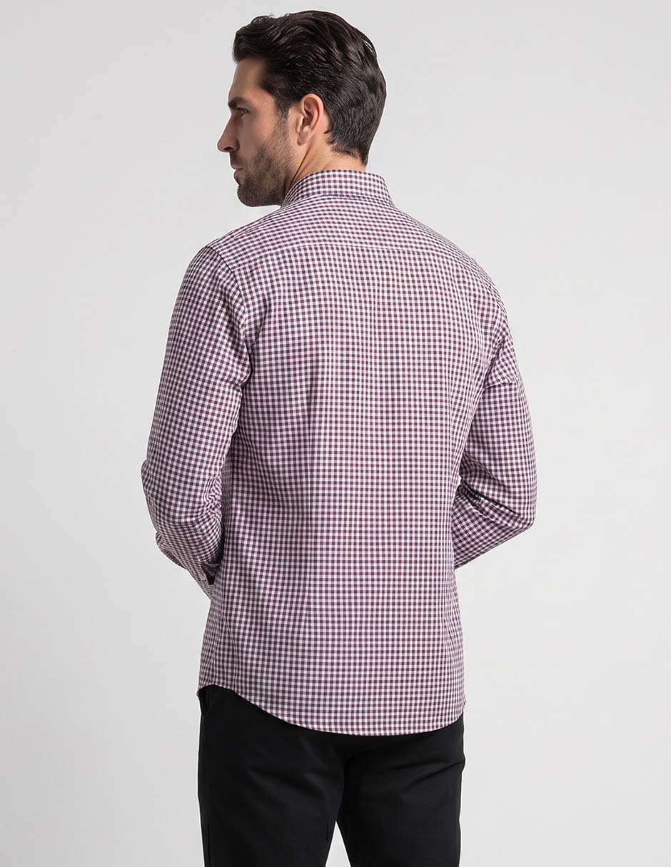 Camisa casual de algodón manga larga para hombre 3