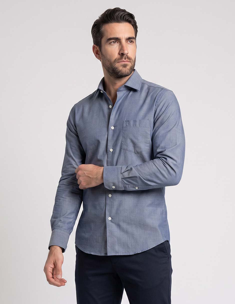 Camisa casual manga larga para hombre Camisa casual manga larga para hombre