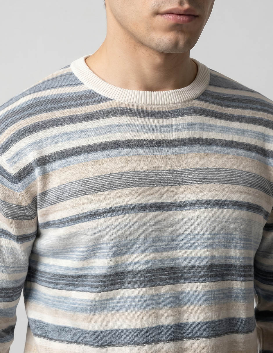Suéter Poin Zero cuello redondo para hombre