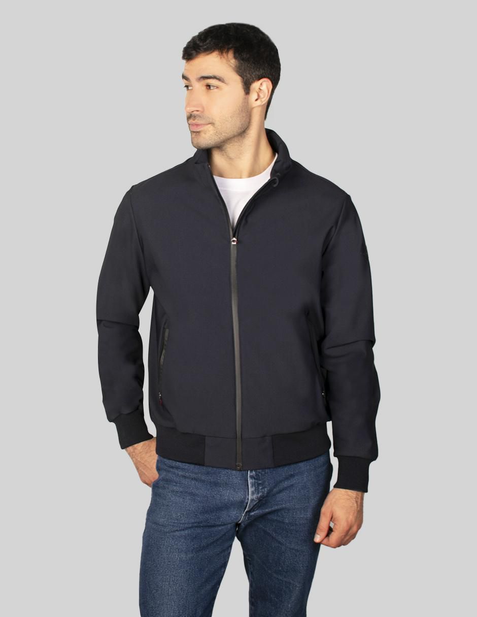 Chamarra bomber con bolsillos para hombre Chamarra bomber con bolsillos para hombre