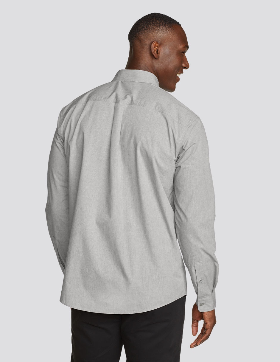 Camisa casual manga larga para hombre