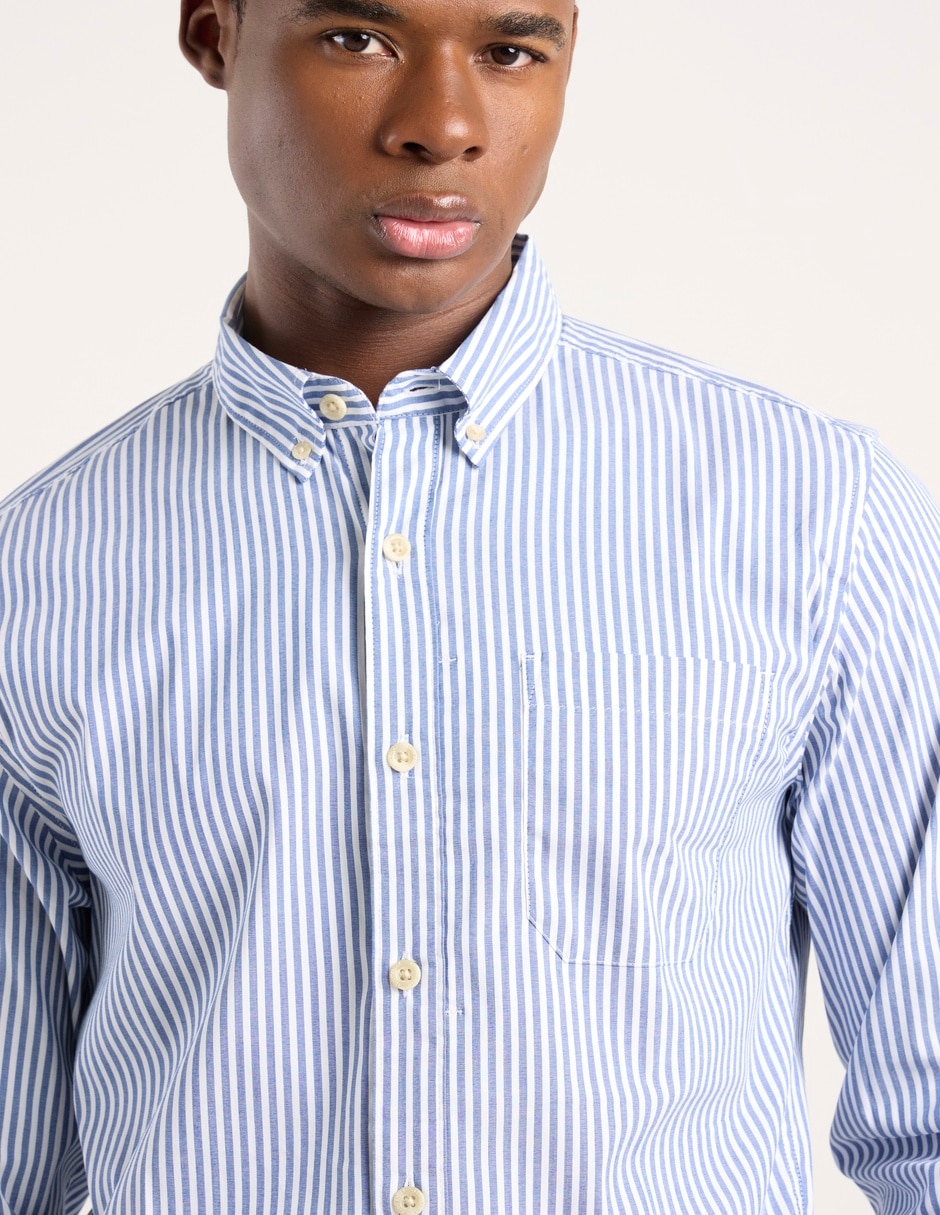Camisa casual Eddie Bauer de algodón manga larga para hombre
