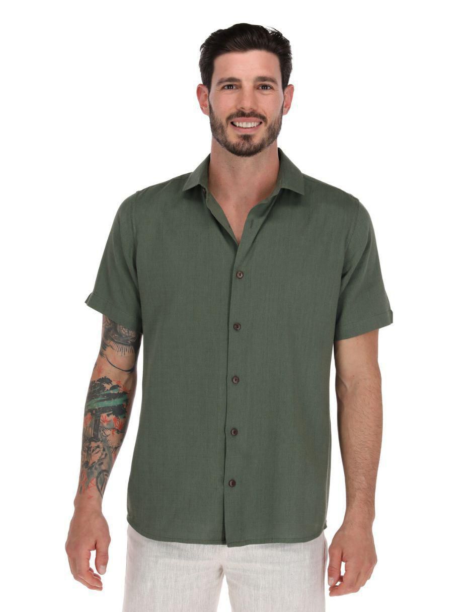 Camisa casual manga corta para hombre Camisa casual manga corta para hombre