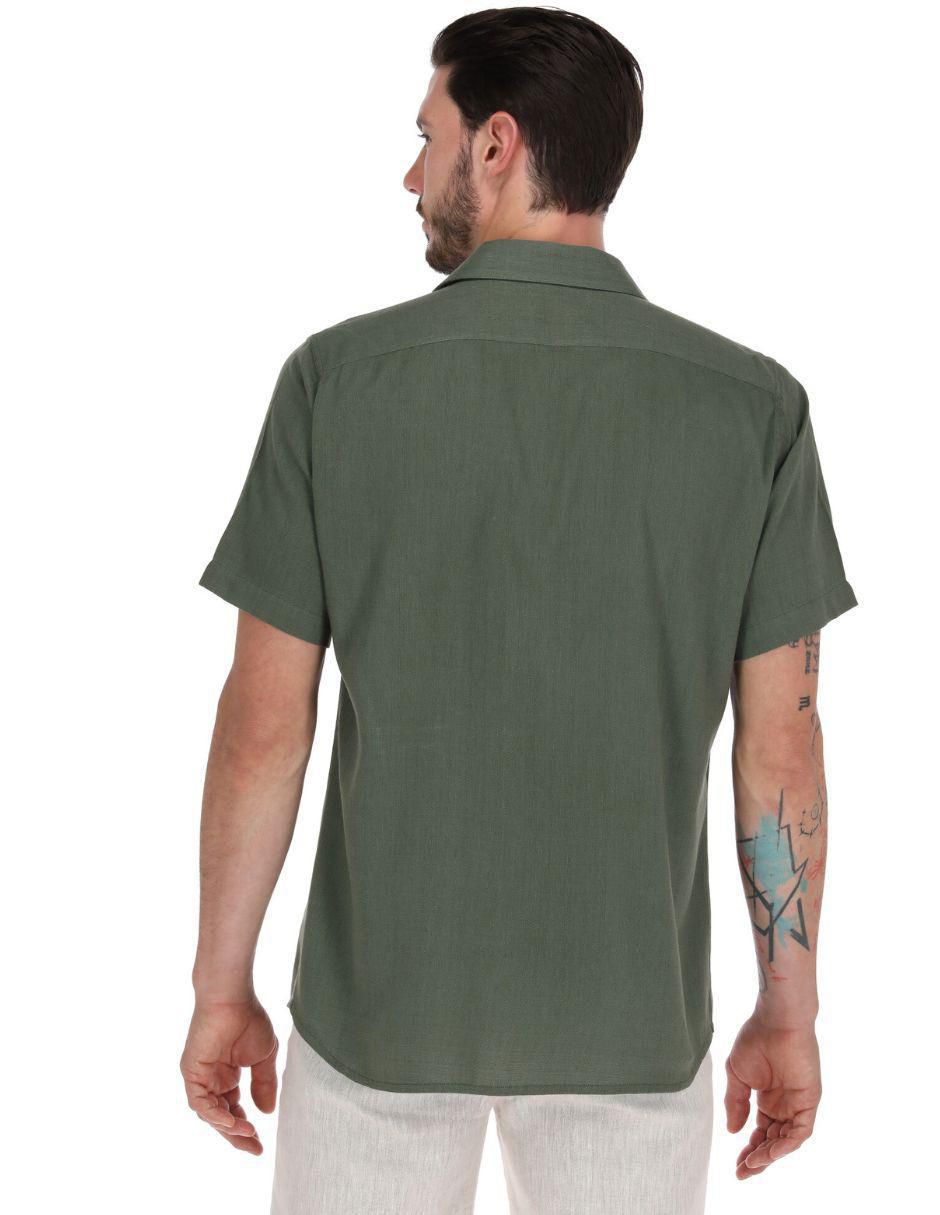 Camisa casual manga corta para hombre 3