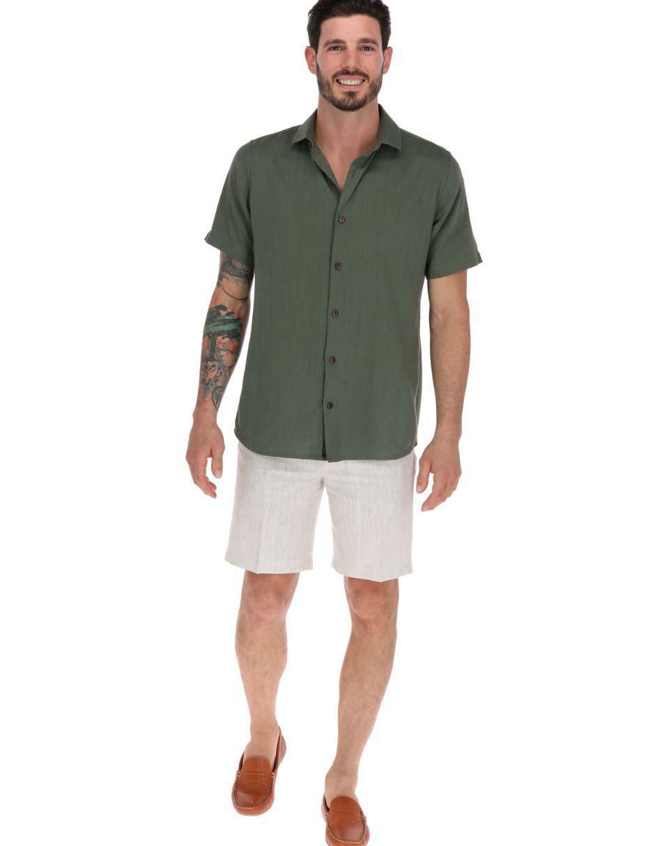 Camisa casual manga corta para hombre 2