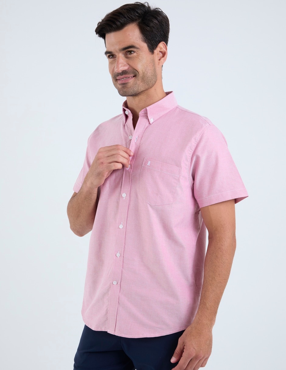 Camisa casual de algodón manga corta para hombre 5