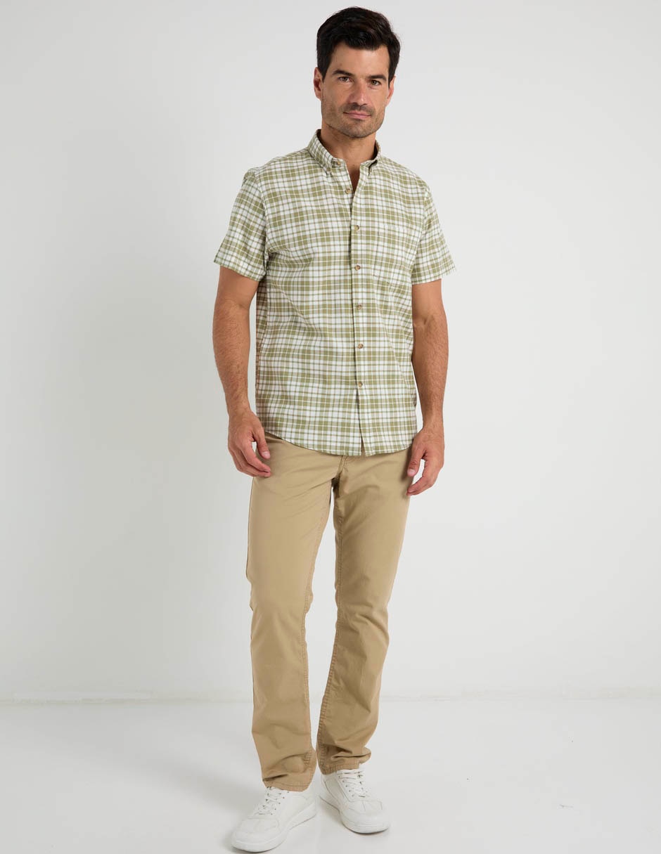Camisa casual Dioro manga corta para hombre