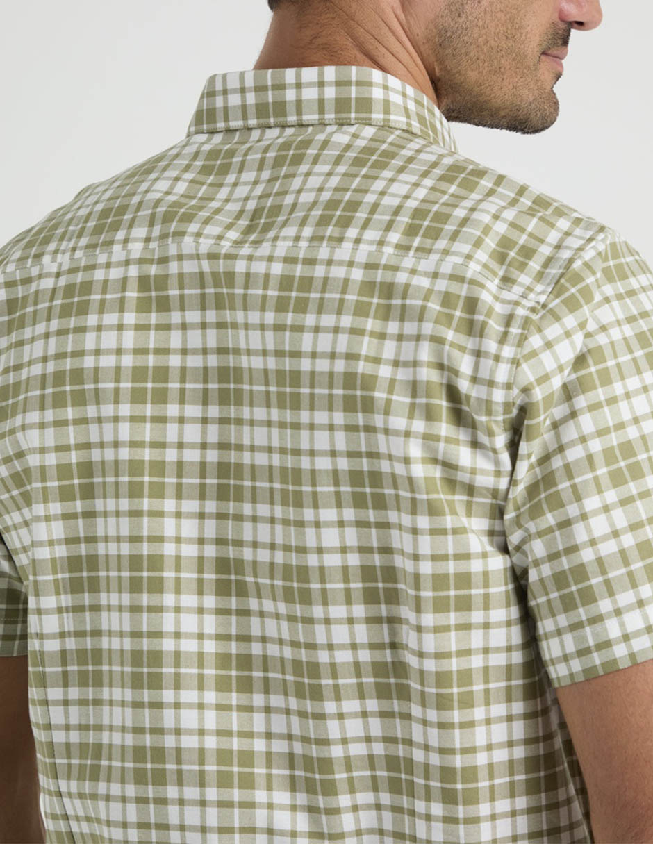 Camisa casual Dioro manga corta para hombre