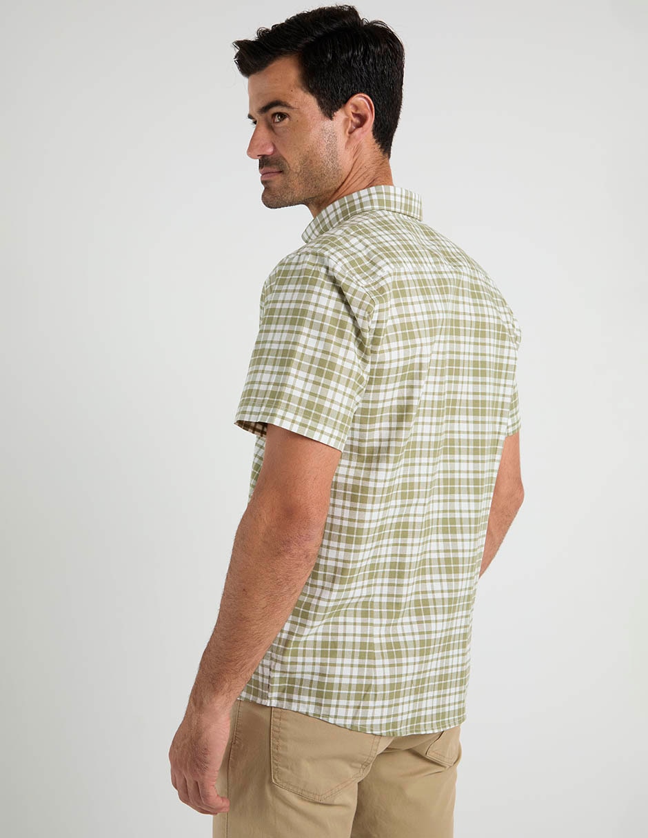 Camisa casual Dioro manga corta para hombre