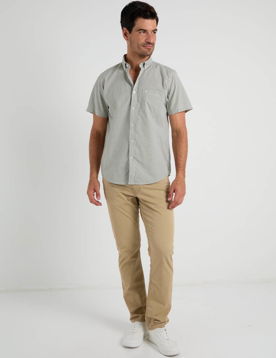 Camisa casual manga corta para hombre 3