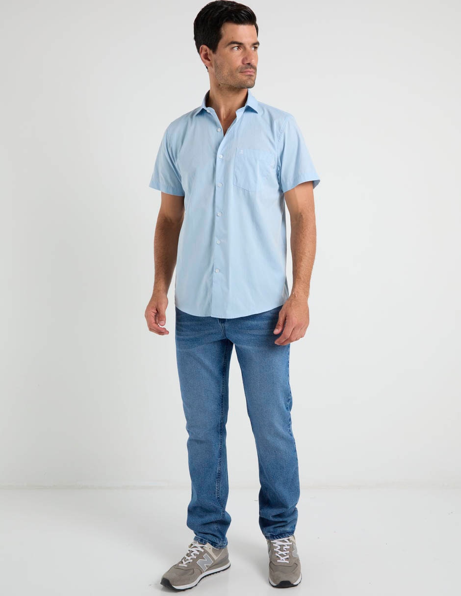 Camisa casual de algodón manga corta para hombre 3
