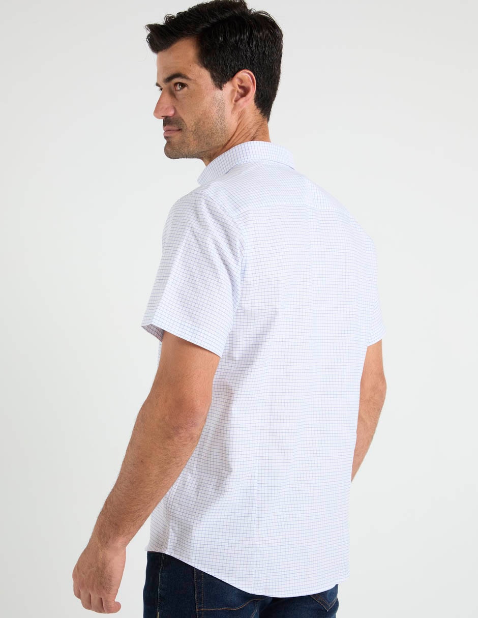 Camisa casual de algodón manga corta para hombre 2