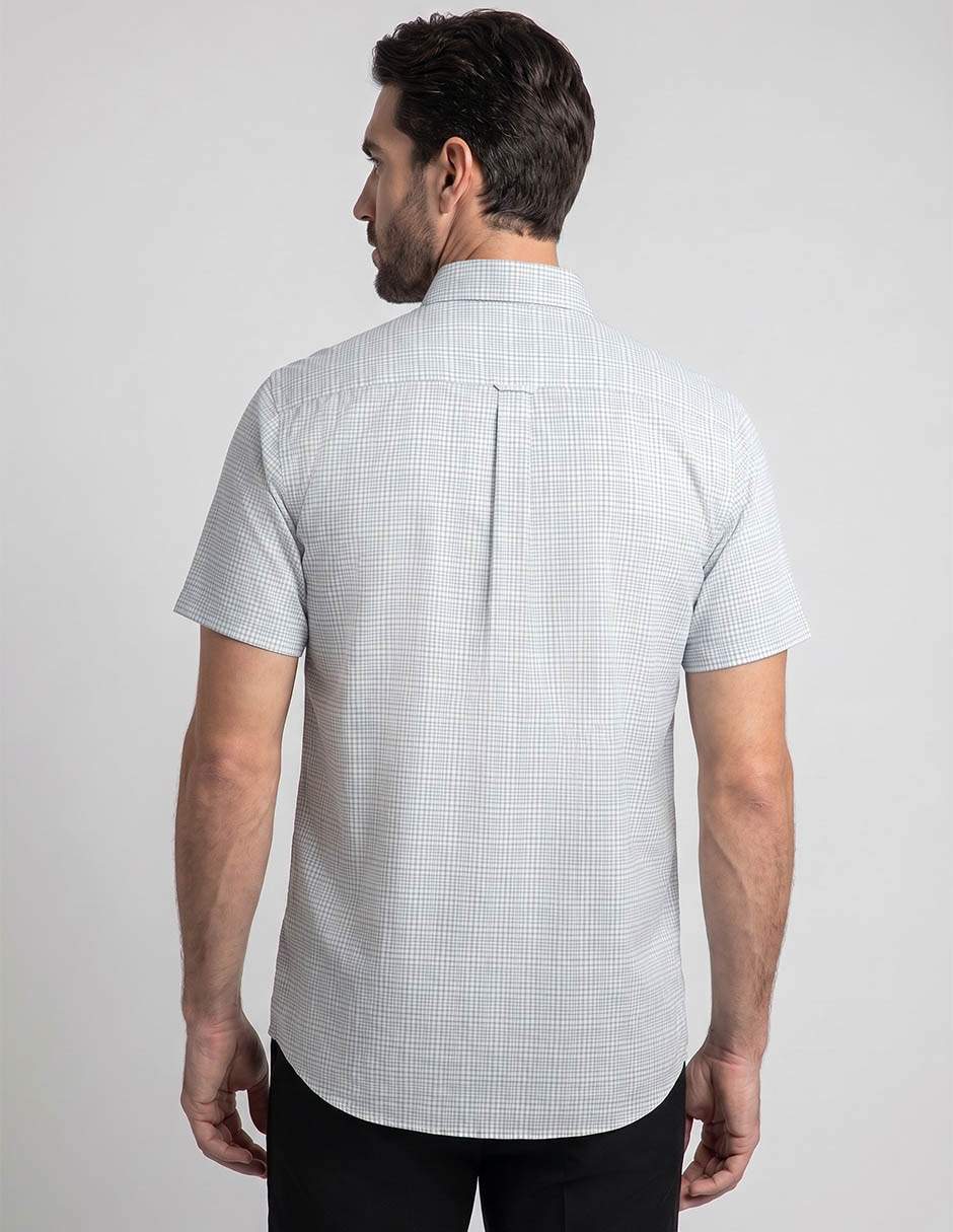 Camisa casual de algodón manga corta para hombre 2
