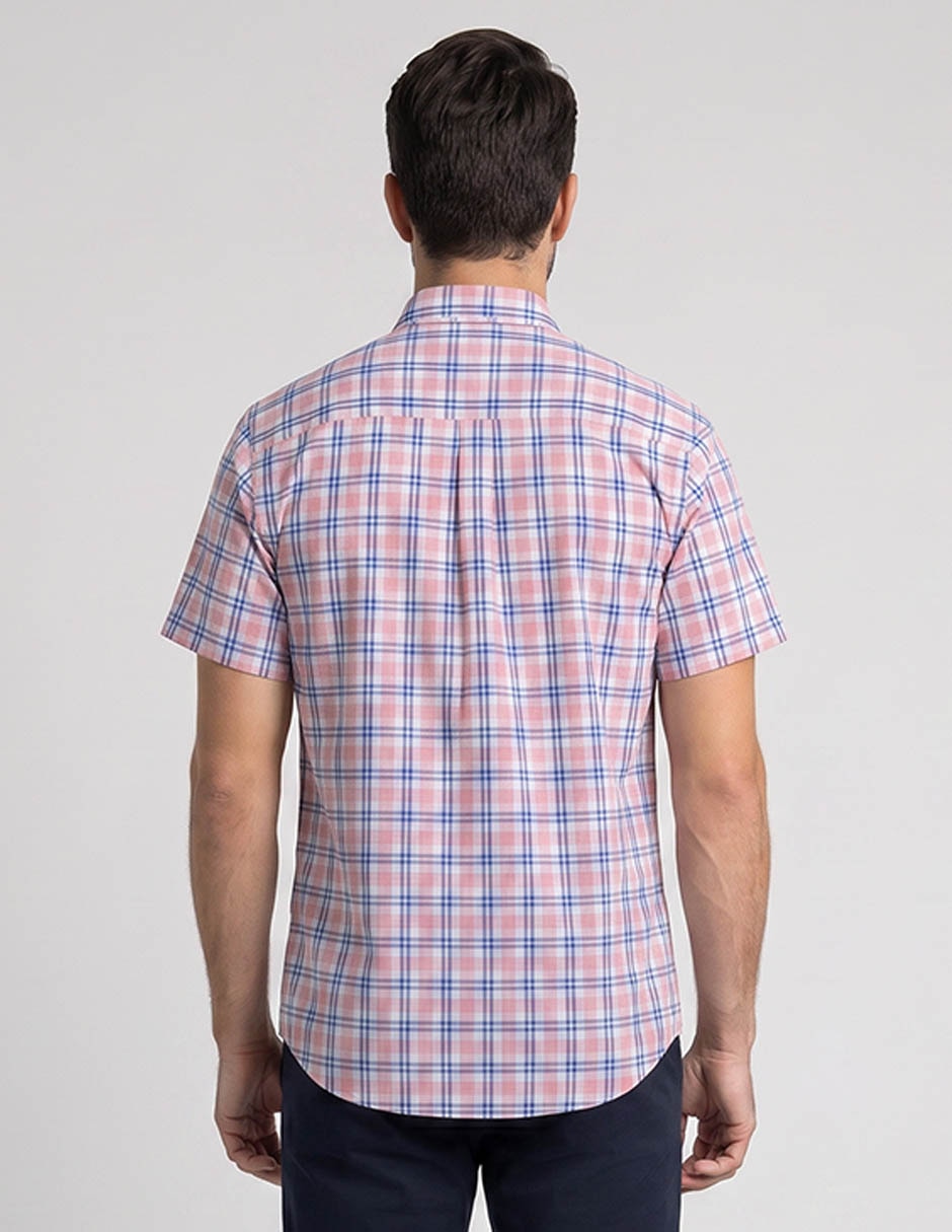 Camisa casual de algodón manga corta para hombre 2