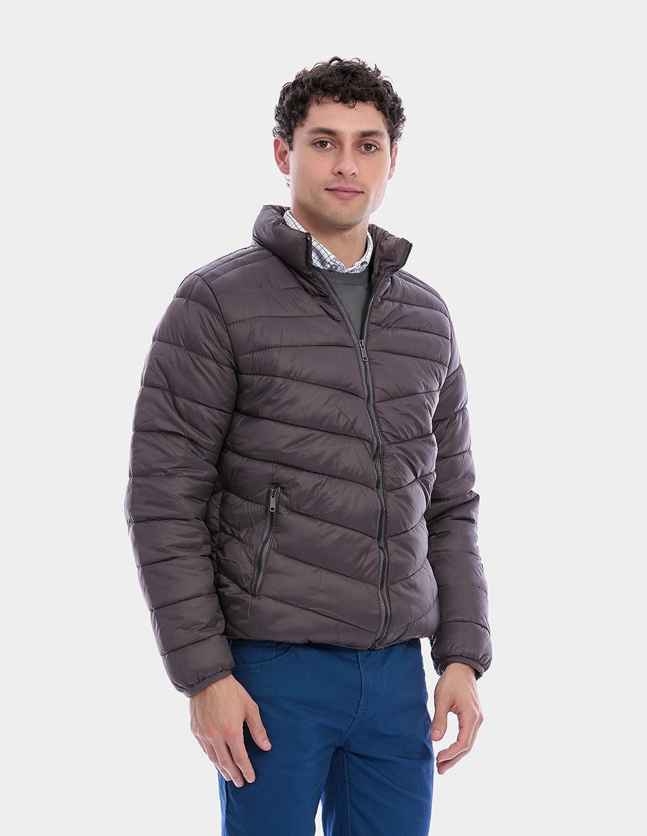 Chamarra capitonada capitonada para hombre 5