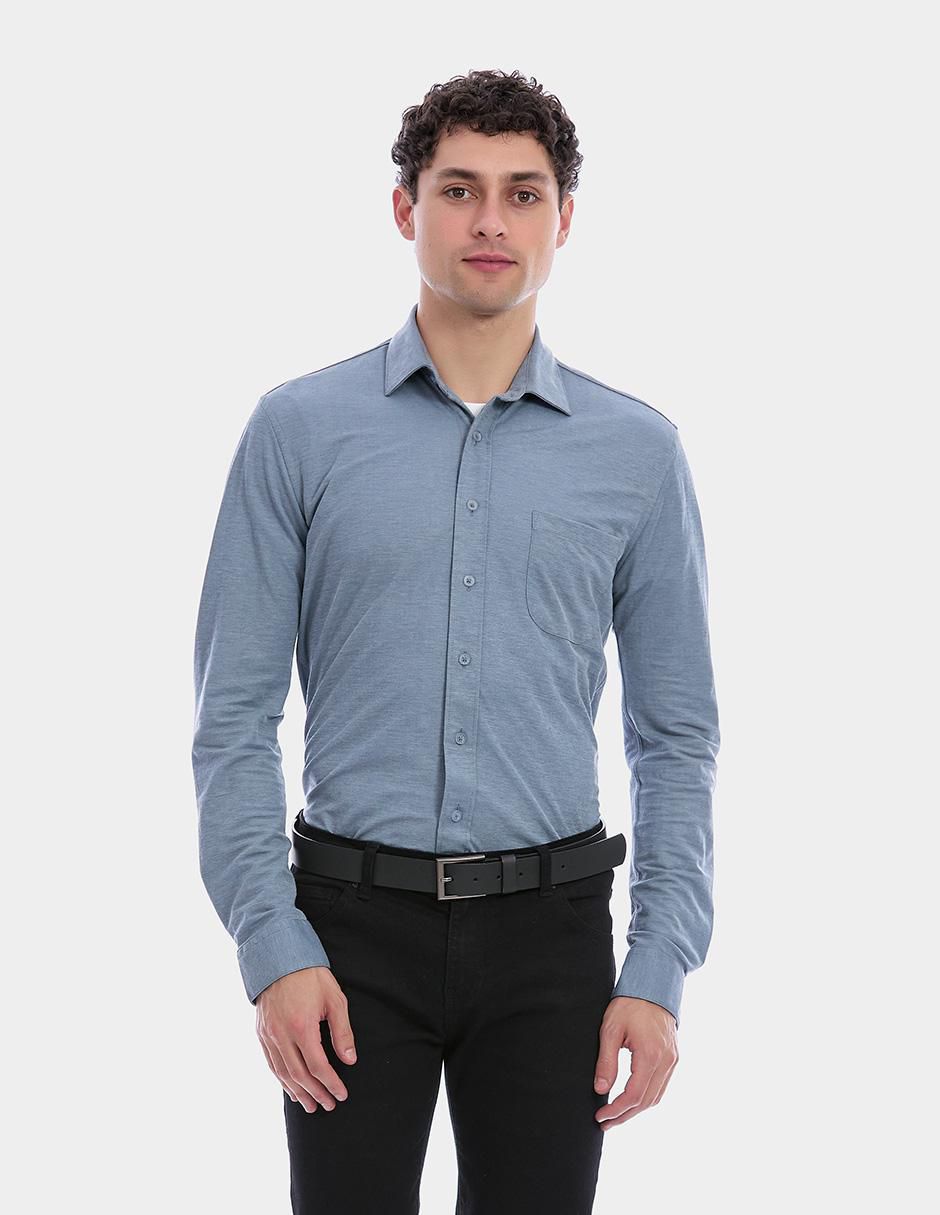Camisa business casual manga larga para hombre Camisa business casual manga larga para hombre