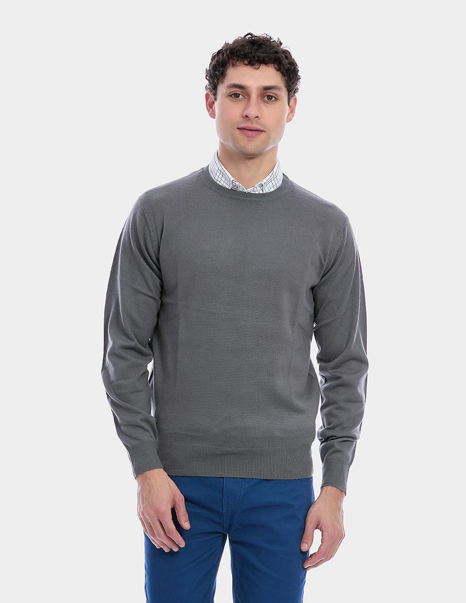 Suéter cuello redondo para hombre 1