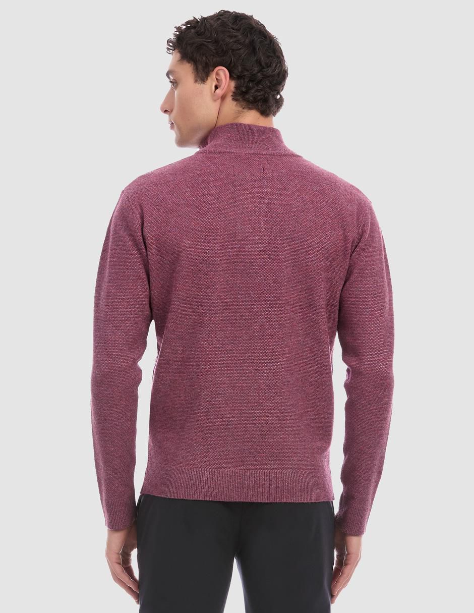 Suéter cuello con cierre para hombre 3