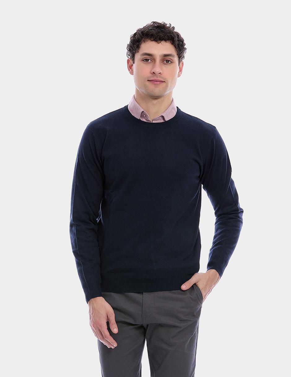 Suéter cuello redondo para hombre Suéter cuello redondo para hombre
