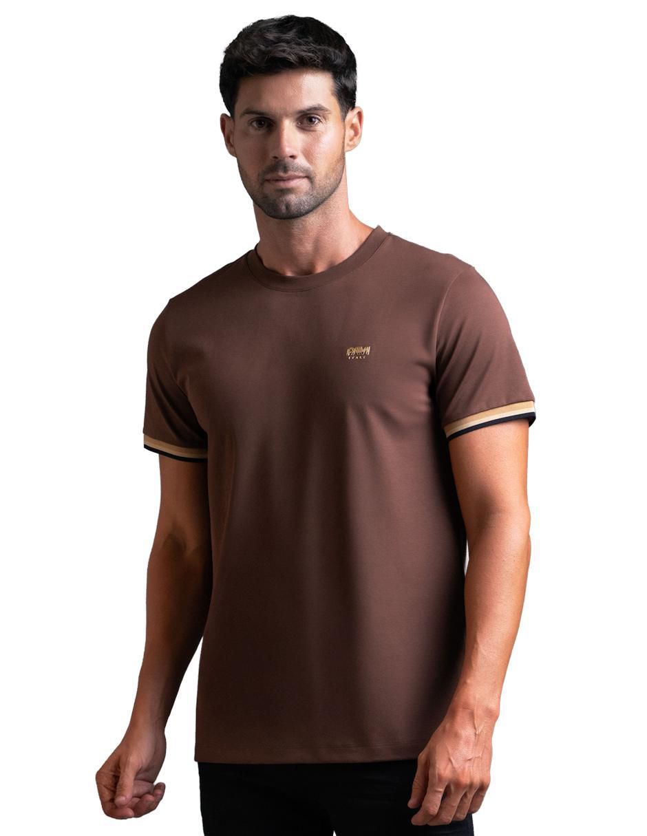 Playera cuello redondo para hombre