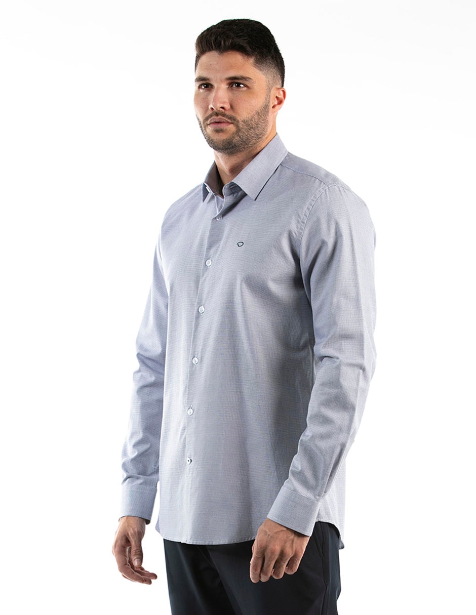 Camisa casual manga larga para hombre