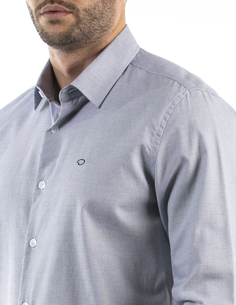 Camisa casual Oscar de la Renta manga larga para hombre