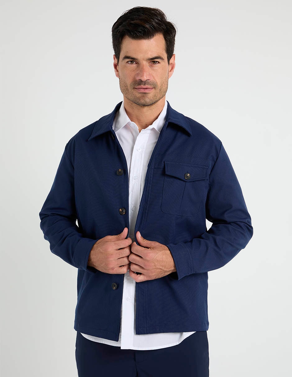 Chamarra casual oscar de la renta con bolsillos para hombre