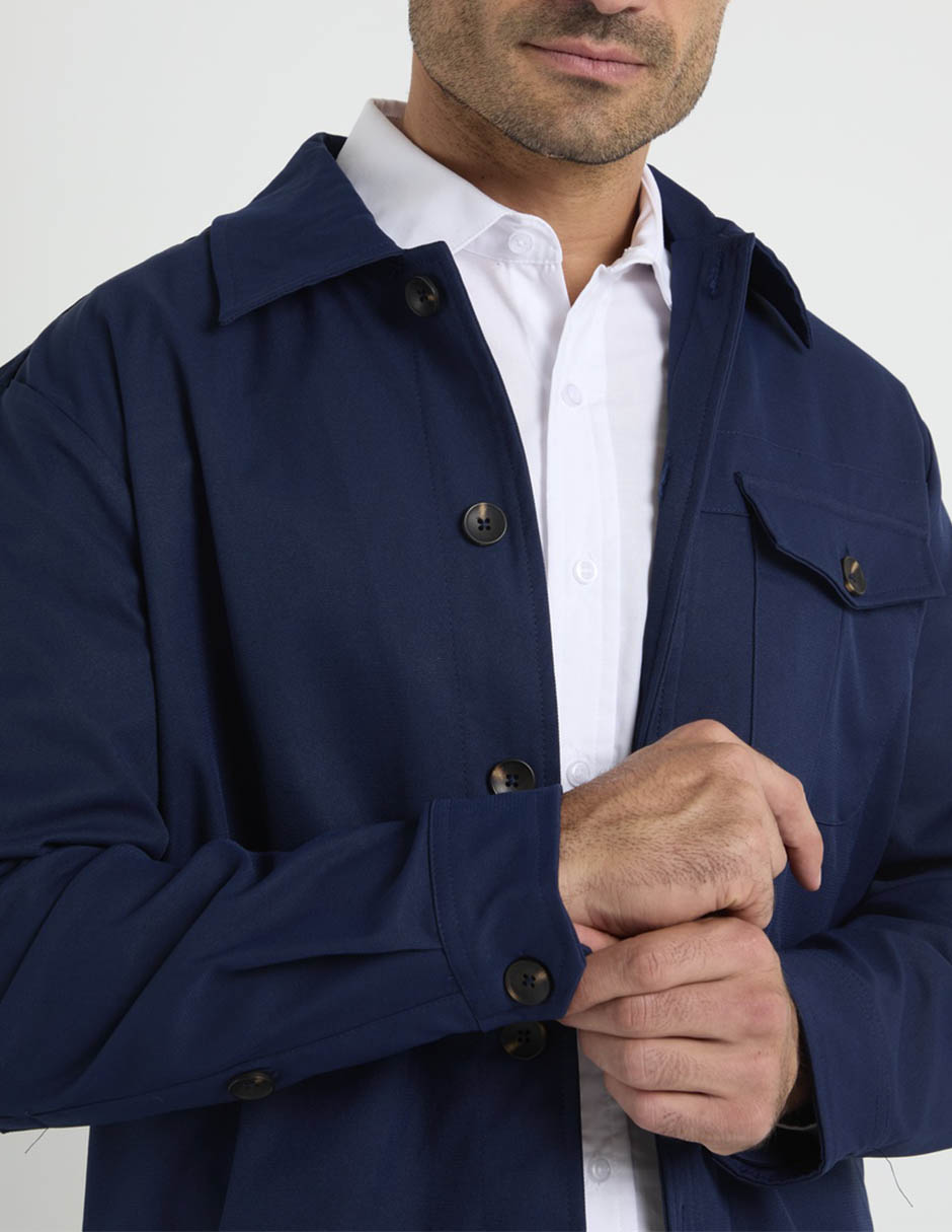 Chamarra casual Oscar De La Renta con bolsillos para hombre