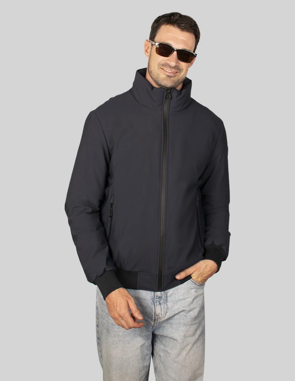 Chamarra bomber con bolsillos para hombre Chamarra bomber con bolsillos para hombre