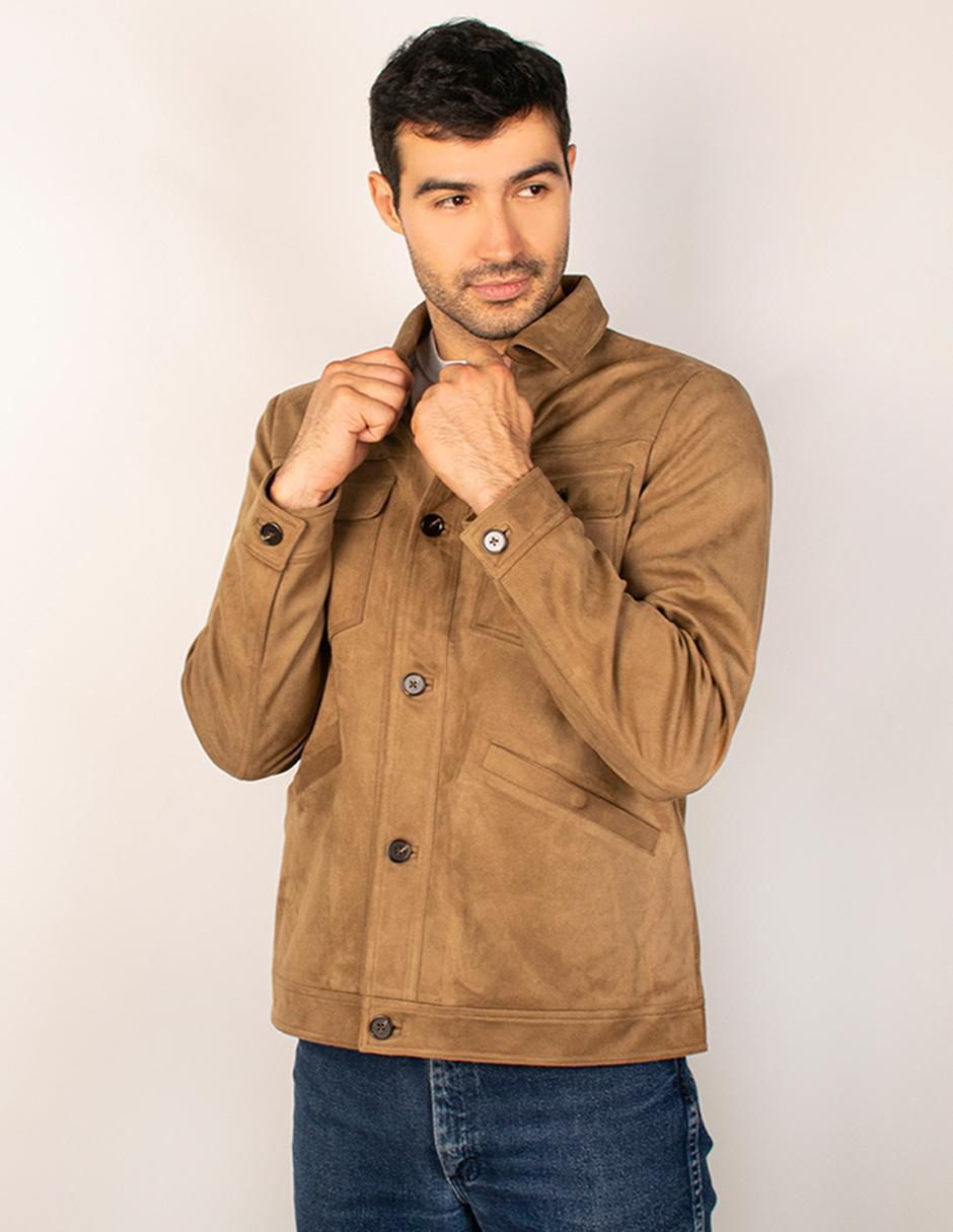 Chamarra casual con bolsillos para hombre 7