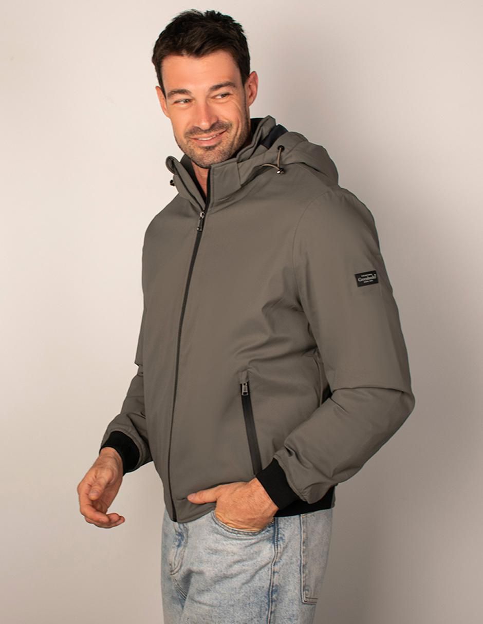 Chamarra bomber Greenlander capucha desmontable para hombre