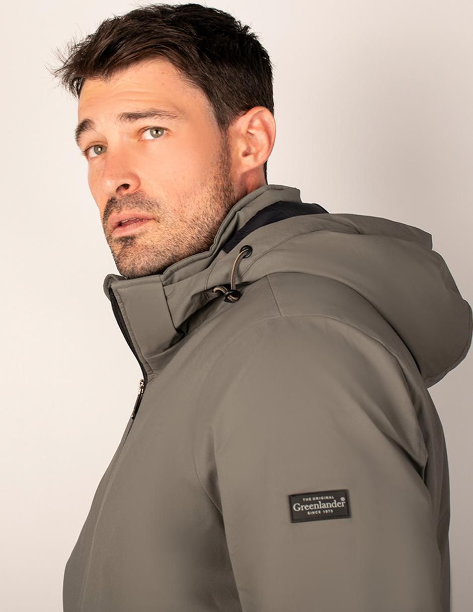 Chamarra bomber Greenlander capucha desmontable para hombre