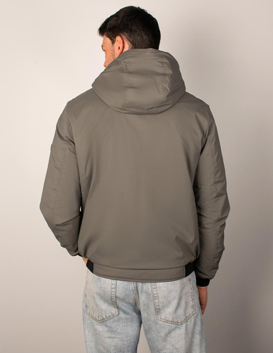Chamarra bomber Greenlander capucha desmontable para hombre
