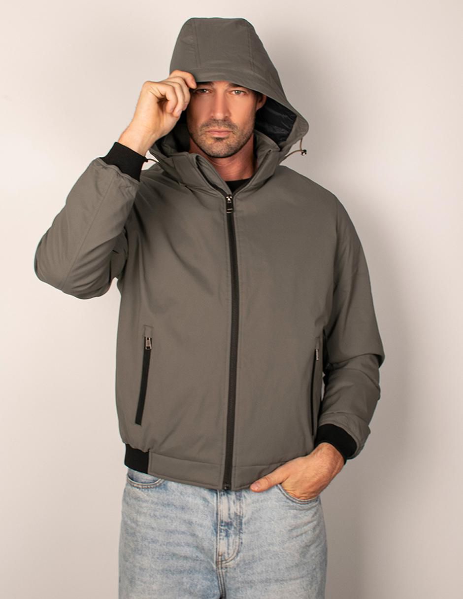 Chamarra bomber Greenlander capucha desmontable para hombre