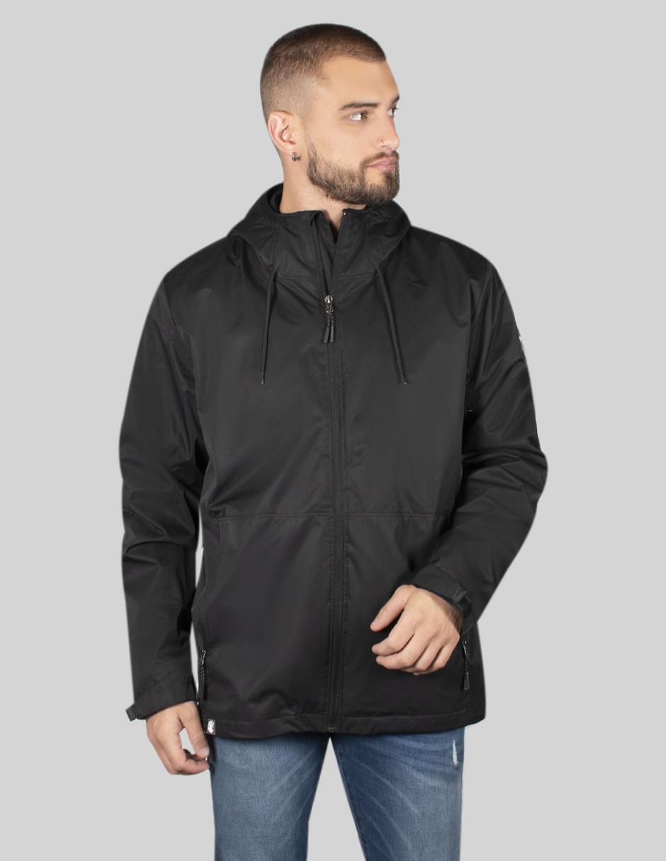 Chamarra rompevientos impermeable con capucha para hombre Chamarra rompevientos impermeable con capucha para hombre