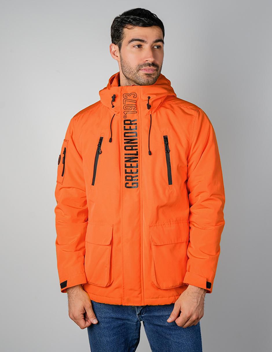 Chamarra parka con capucha para hombre Chamarra parka con capucha para hombre