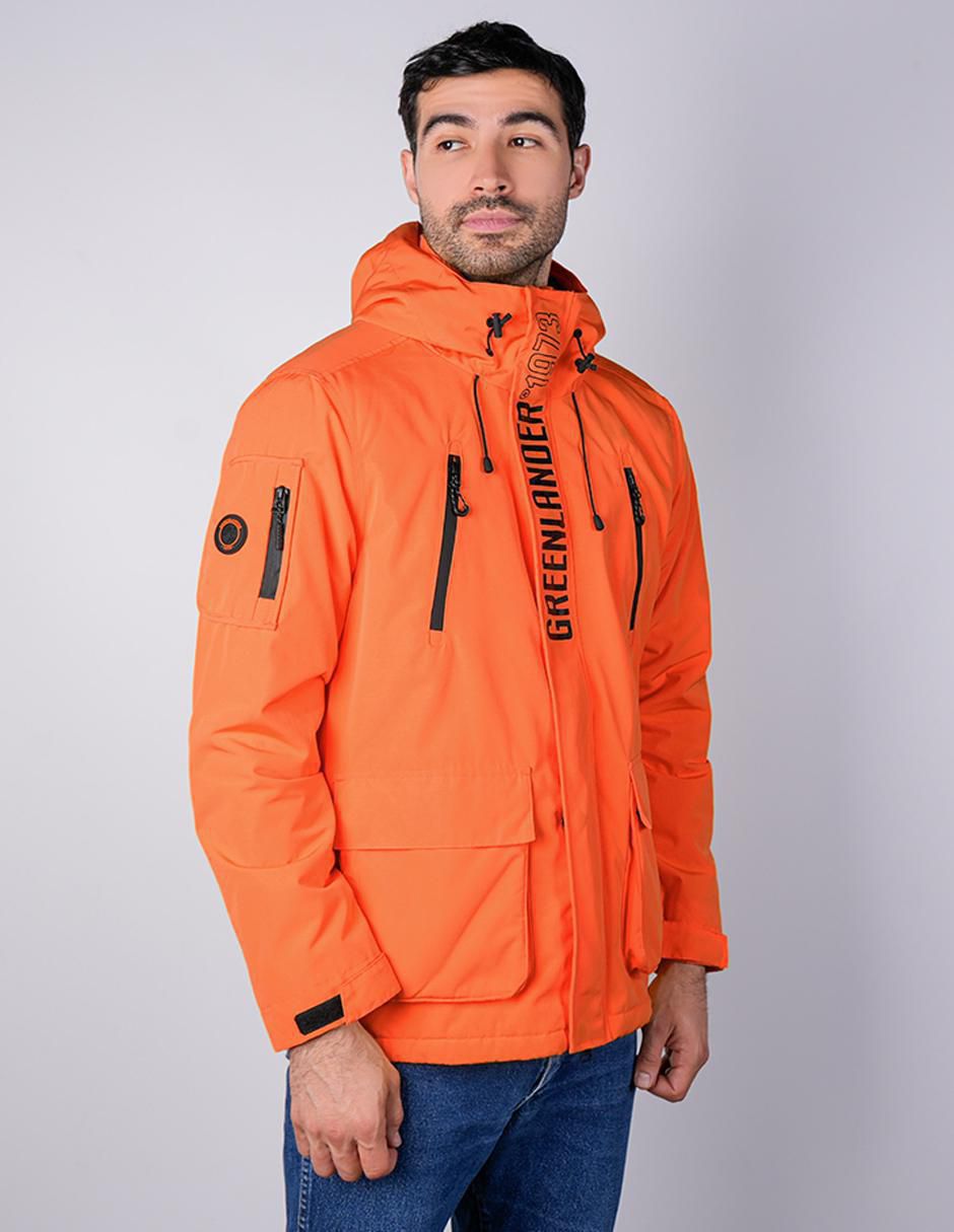 Chamarra parka Greenlander con capucha para hombre